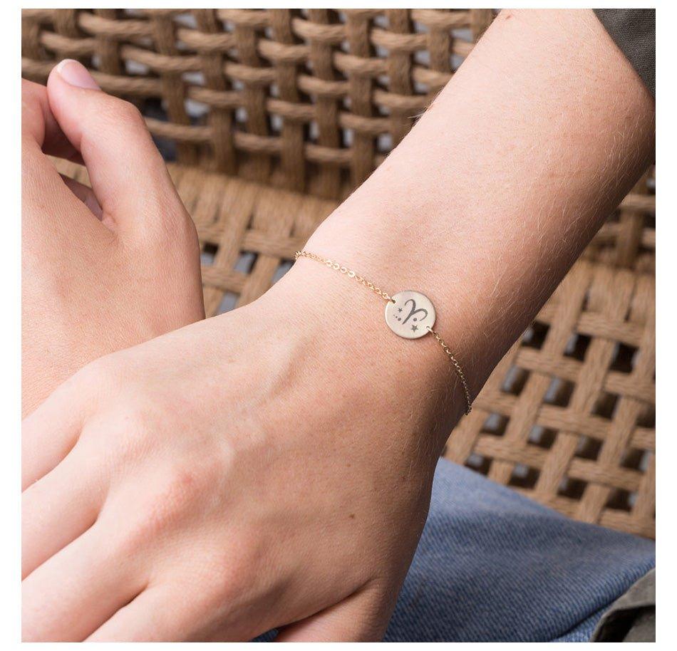 Personalisiertes Sternzeichen Armband, Geburtstag Geschenk - Laasio#